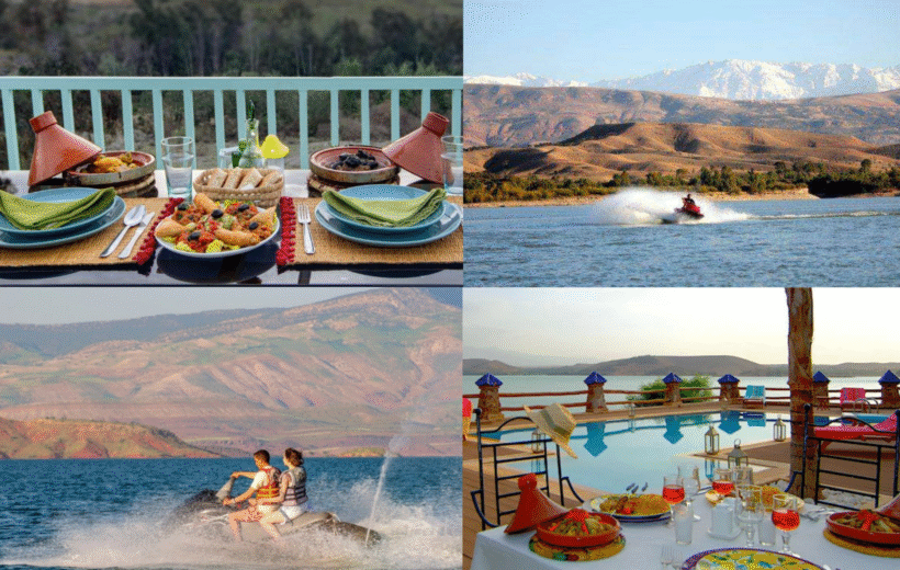 Déjeuner, Accès à la Piscine et Jet Ski au Barrage Lalla Takerkoust